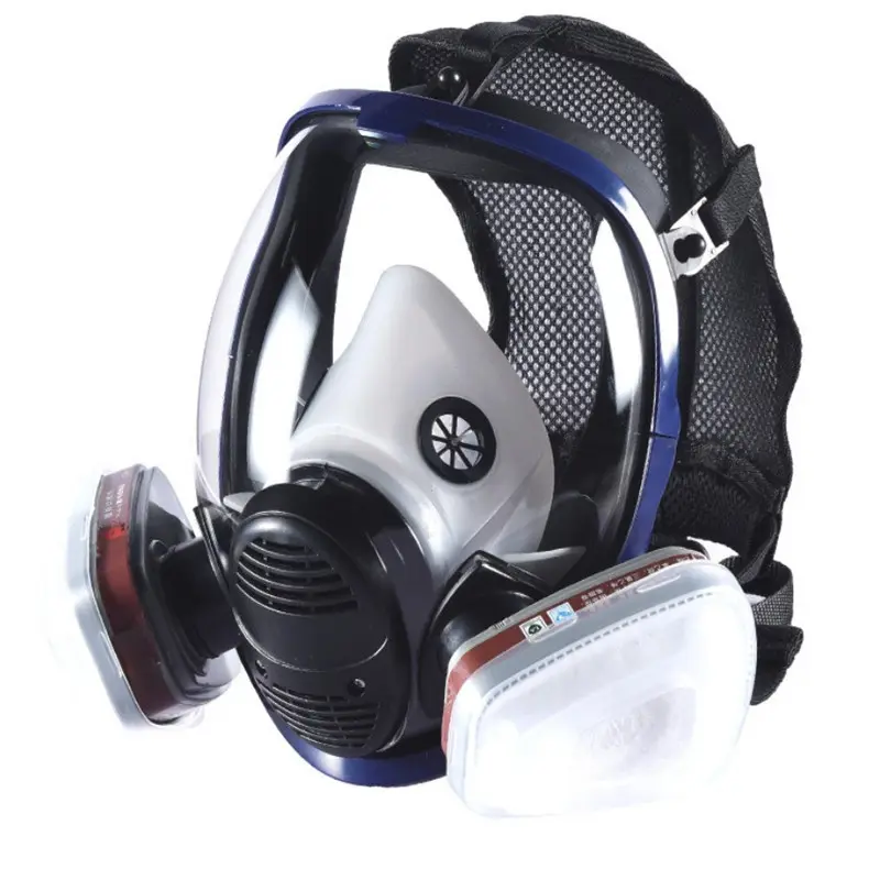 GB2890 सुरक्षा चेहरे नकाब श्वासयंत्र मुखौटा गैस मास्क विरोधी-विषैले रासायनिक खेत काम हेलमेट