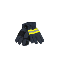 Gants ignifuges en cuir de vache Nomex EN659, combinaisons de pompier imperméables