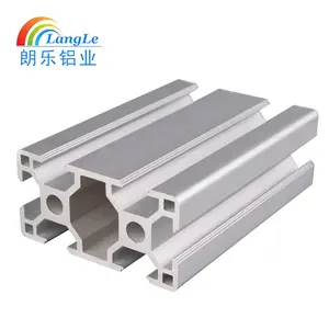 Perfil de alumínio extrusor industrial 3060 30x60 para trilho linear