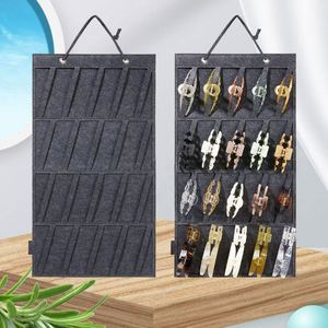 High Quality Felt Hair Clip <b>Storage</b> Organizer <b>Hanging</b> on <b>Wall</b> for Girls Headband Accessories Display Bag with Factory Price - Product Image 6