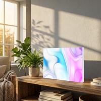 Panneau lumineux RGB dynamique personnalisé, forme rectangulaire, matériau en aluminium, haute luminosité, décoratif, écologique, portable pour mur/plafond