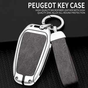 Étui de protection populaire en métal pour <span class=keywords><strong>clé</strong></span> de voiture <span class=keywords><strong>Peugeot</strong></span> 206 <span class=keywords><strong>207</strong></span> 208 307 308 408 508 2008 3008 - Product Image 4