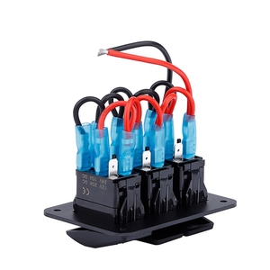 3 gang Rocker chuyển đổi bảng điều chỉnh 5 pin On/Off chuyển đổi chuyển đổi nhôm bảng điều chỉnh với Stickers 12V 24VDC cho xe ô tô THUYỀN rvs xe tải - Product Image 4