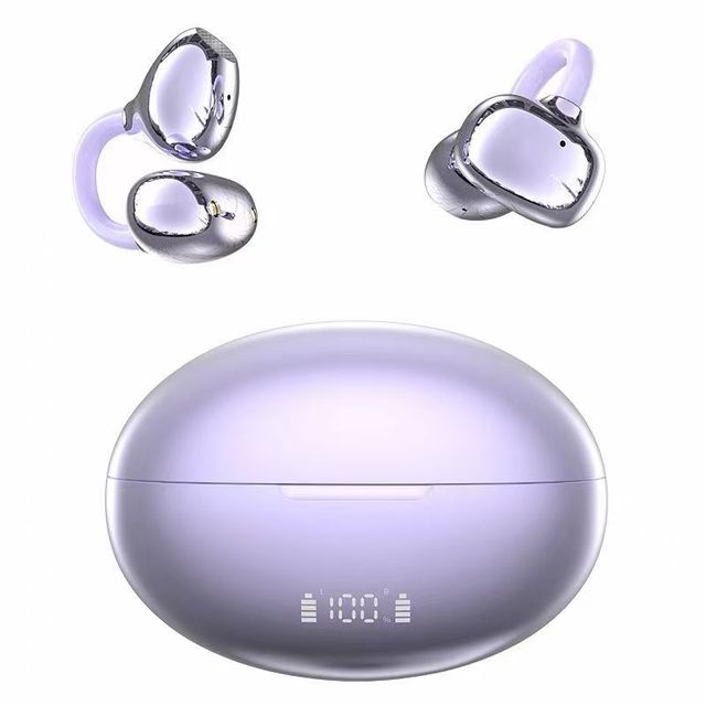 OWS Ear Clip Earphones Digital Display Open Wireless Ear Buds OWS Wireless Headphones Sports Q108 Headset
