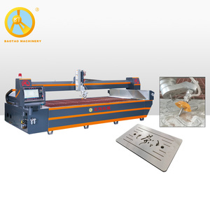 Máquina de corte por chorro de agua de cinco ejes AC, sierra a chorro de agua para mármol y piedra de granito, chaflán, cortador de azulejos de 45 grados - Product Image 2