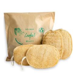 Spons Penggosok Piring Besar Alami Spons Loofah untuk Membersihkan Spons Dapur - Product Image 6