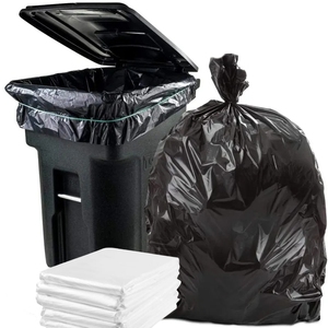 Sacs poubelles ménagers jetables, grands, transparents, scellés, en LDPE, sur rouleau, pour la maison - Product Image 2