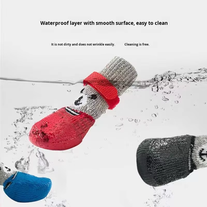 Meias Personalizadas para Cães e Gatos Fishprincess com Fundo Macio Antiderrapante à Prova d'Água Cobertura de Pé de Veludo Design Moderno e Fofo Protetores de Patas para Cães - Product Image 2