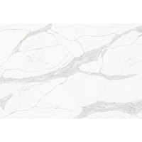 DCT CN7060 Luxe Calacatta Weiß Premium Moderne Quarzsteinplatten für Esszimmer-Waschtischplatten und Arbeitsplatten