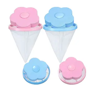 Washing Machine Cleaning Mesh Bag Ball Floating Pet Fur Catcher Laundry Lint Pet Hair Remover For Washing Machine