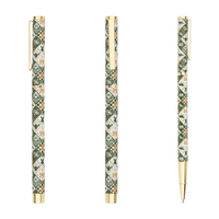 Stylo bille à roulement en métal avec motif, impression couleur personnalisée, transfert thermique DIY, impression de logo sur bille de Noël