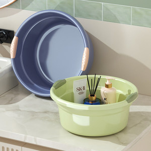 Lavabo in Plastica Rotondo Extra Spesso e Profondo per Uso Domestico, Dormitori Studenteschi, Lavaggio Verdure e Bucato per Bambini - Product Image 5