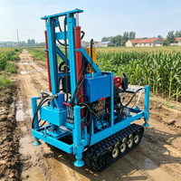 Plateforme de forage de puits portable pour l'approvisionnement en eau rural et les travaux de prospection géologique