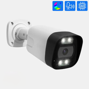 3MP PoE IP66 ánh sáng kép ai phát hiện Bullet Máy ảnh nhôm trường hợp màu trắng Mạng Bullet Home an ninh máy ảnh - Product Image 2