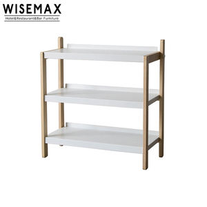 WISEMAX FURNITURE Offre Spéciale maison moderne <span class=keywords><strong>pas</strong></span> <span class=keywords><strong>cher</strong></span> étagère à chaussures en métal étagères porte stockage en bois massif chaussures casiers étagères à chaussures - Product Image 6
