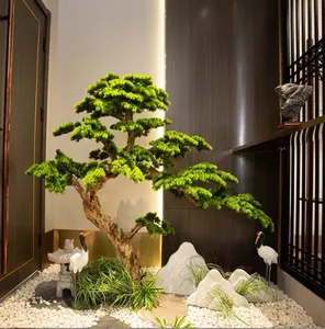 Árboles Bonsái de Podocarpus de Alta Calidad para Interiores, Adornos de Jardín, Pinos Artificiales, Pino Artificial de Alta Durabilidad - Product Image 3