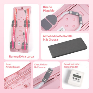Planche de Pilates portable et pliable en stock en Espagne – Équipement de gym à domicile pour l'entraînement du tronc, alternative au tapis d'exercice - Product Image 4