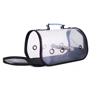 Muestra gratuita: Bolsa de transporte para pájaros, jaula de transporte para aves al aire libre, bolsa transpirable para loros con soporte, bolsa de viaje para loros - Product Image 5