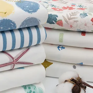 china manufactures organic cotton interlock knit fabric catalogue interlock interlock printed fabric for babies