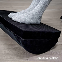 Nouvelle tendance usine demi-lune forme oreiller de pied mousse à mémoire de forme repose-pieds sous le bureau Relax jambe oreiller élévateur