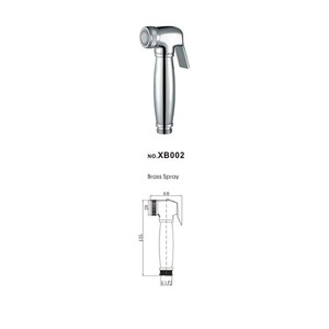 Bathroom <strong>Brass</strong> Hand Held <strong>Bidet</strong> <strong>Sprayer</strong> With Shower Wall Mounted <strong>Brass</strong> Health Faucet square Toilet <strong>Bidet</strong> - Product Image 1