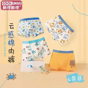 Vente en gros sous-vêtements confortables en coton extensible 5A pour enfants garçons de 2 à 14 ans pour garçons sous-vêtements grande taille quatre saisons