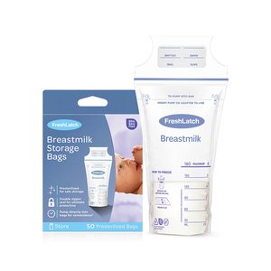 Sac en plastique PET <span class=keywords><strong>de</strong></span> stockage <span class=keywords><strong>de</strong></span> lait maternel scellé et chauffant <span class=keywords><strong>de</strong></span> qualité alimentaire sans BPA <span class=keywords><strong>de</strong></span> 200ml avec fermeture éclair et marques <span class=keywords><strong>de</strong></span> tiques - Product Image 1