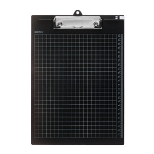 Comix Clipboard <b>A4</b> Plastic Grid Design Office Writing Pad Blue And Black - Product Image 4