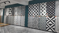 Carrelage en porcelaine à motif géométrique marbré de luxe 600x1200, carrelage de sol émaillé poli, antidérapant, résistant aux acides, extérieur, 5 ans
