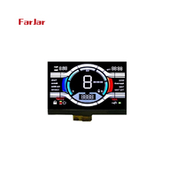 Display LCD Personalizzato VA a 7 Segmenti e 4 Cifre con Retroilluminazione LED, Angolo di Visione 6H, Temperatura Operativa -20~+70, Interfaccia Seriale a Due Linee