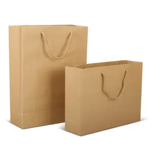 Biodegradable recycled customized stand up pouches dry food packaging brown kraft paper bags with translucent window