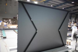 Free Shipping Wupro 100/110/120inch Soft PVC Black Crystal Motorized Projection <strong>Screen</strong> 4K 16:9 <strong>ALR</strong> Floor Rising <strong>Projector</strong> <strong>Screen</strong> - Product Image 4