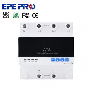 Commutateur de transfert automatique réglable 4P 63A 100A ATS avec protection contre les surtensions et les sous-tensions, protection contre les surintensités et sélecteur de phase - Product Image 1