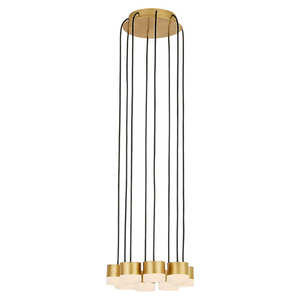 Lámpara de Araña de Alabastro Moderna para Decoración de Vestíbulo, Lámpara de Araña de Lujo para Sala de Estar, Vestíbulo de Hotel, Banquete, Proyecto Grande Personalizado, Lámpara de Araña para Escalera - Product Image 1