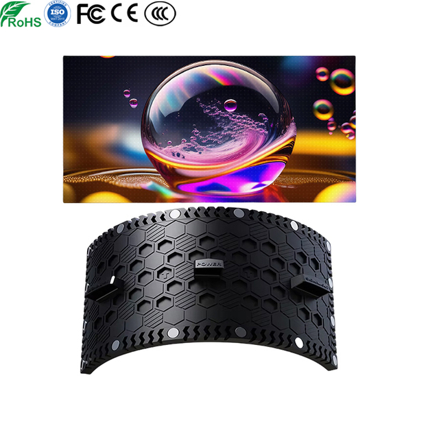 JIUWLDS Wholesale High Performance LED Video Wall Indoor Outdoor High Brightness Special Shaped Cylindrical Flexible LED Screen