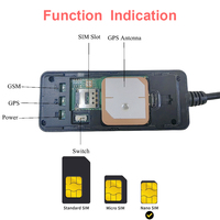Rastreador GPS 4G de Alta Precisión en Tiempo Real para Vehículos/Automóviles/Camiones/Contenedores/Remolques/Fleets, Dispositivo de Rastreo GPS con Cable de CC 9-90V
