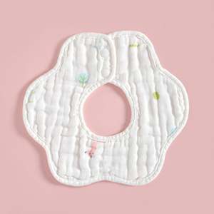 Wholesale Infant 6 Layers <b>Muslin</b> Bibs <b>Baby</b> Drool Bibs <b>Baby</b> Saliva Towel for Boy Girl - Product Image 2