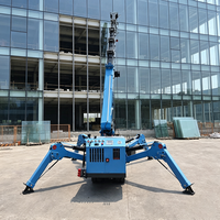 Grue araignée télécommandée de haute qualité 3 tonnes 5 tonnes pour travaux de toiture 10,8 m