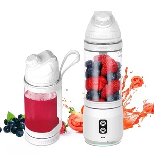 700ml Fruchtmixer für Shakes und Smoothies mit Reisebecher und Deckel USB Tragbarer Kleiner Saft-<span class=keywords><strong>Shaker</strong></span> Mixer Mini-Mixer - Product Image 4
