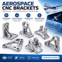 Supports usinés CNC en aluminium 6061 7075 de haute précision pour assemblages d'équipements aéronautiques, UAV et avioniques