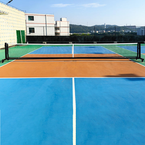 Red de Pickleball Resistente de Grado Profesional con Ruedas Portátiles para Fácil Movilidad, Altura Reglamentaria para Canchas Interiores, Entretenimiento - Product Image 6
