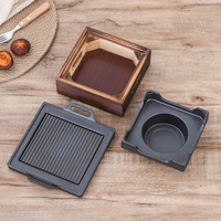 Barbecue Portable sans fumée gril coréen japonais Barbecue gril charbon de bois barbecue four poêle à alcool ménage antiadhésif outils de cuisson