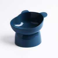 Accessoires pour animaux de compagnie en plastique coloré, bol anti-renversement pour chien, bol pour nourrir les chats