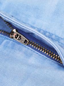 Shorts décontractés haut de gamme pour femmes, nouveaux jeans déchirés avec boutons et rivets, en denim de coton imprimé personnalisé, respirants et élégants - Product Image 3