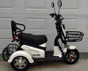 Дешевый взрослый Электрический трехколесный велосипед для инвалидов, для продажи, Электрический трехколесный скутер для взрослых/пожилых людей