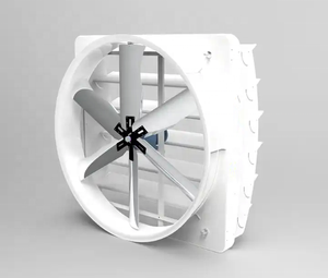 Ventilador de Techo Industrial de 72 Pulgadas con Aspas de Aluminio, Motor de Ventilación para Establos, IP55, 220V/380V, 93000m/h, Diseñado para Alto Rendimiento, Ventilación Negativa - Product Image 1