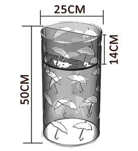 Portachiavi Moderno in Ferro <span class=keywords><strong>Arancione</strong></span> con Tracolla, Portafoto e <span class=keywords><strong>Portaombrelli</strong></span> con Serratura per Ingresso Casa - Product Image 2