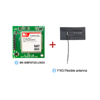 Tarjeta de Desarrollo SIMCom BK-SIM7672G LTE Cat 1 Bis 4G con Bandas Globales Opcionales, GPS GNSS, Ranura Nano SIM o Nano SIM Push-Push, USB UART
