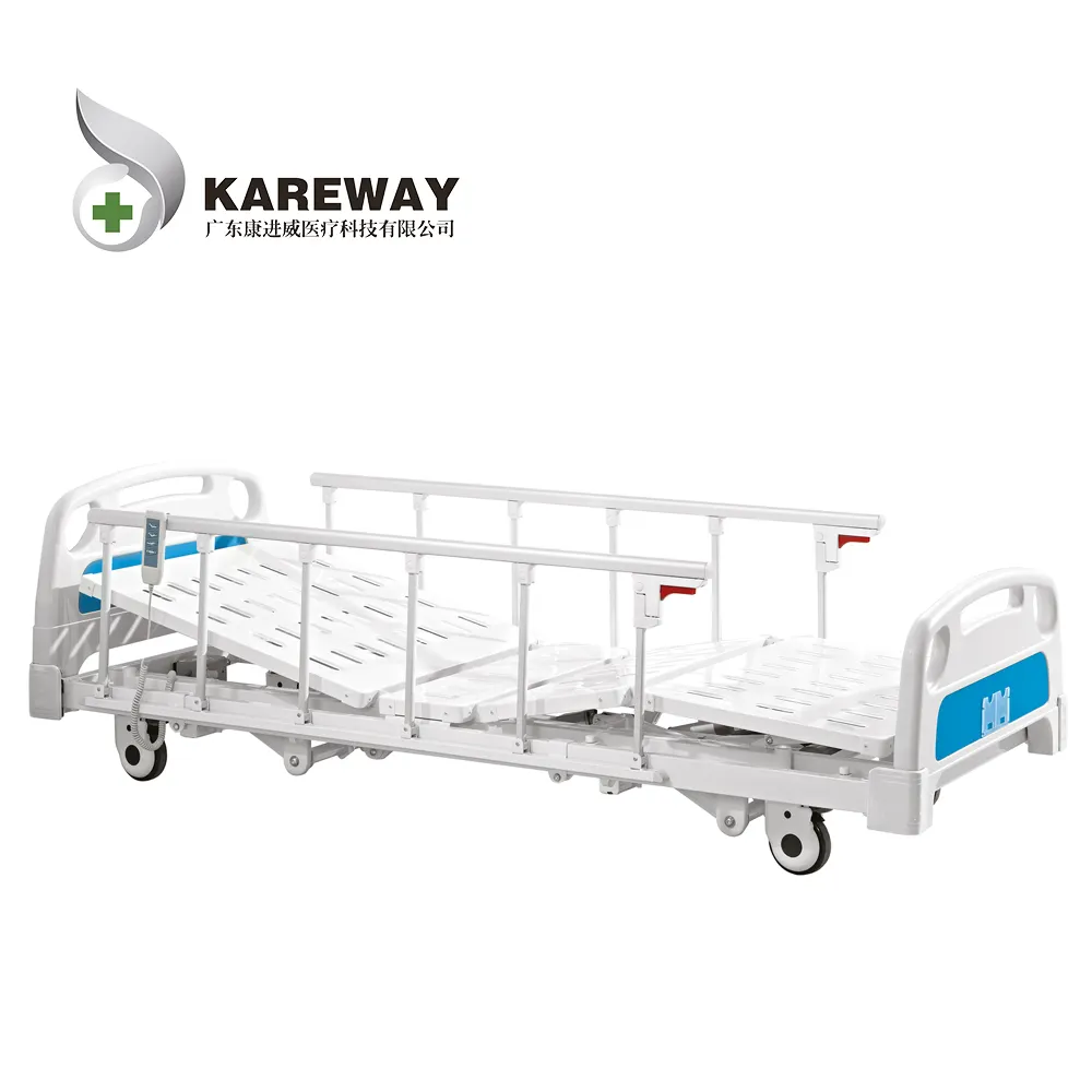 Kareway โรงงานขายส่ง3ฟังก์ชั่นไฟฟ้าเตียงโรงพยาบาลซุปเปอร์ต่ำสำหรับผู้ป่วยสูงอายุในโรงพยาบาล