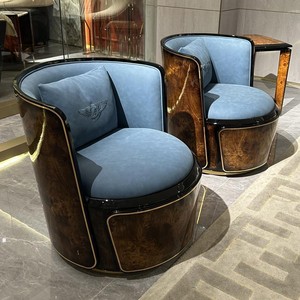 Canapé 6 places de luxe de style européen, design classique premium, avec fauteuils incurvés, bien conçu - Product Image 3